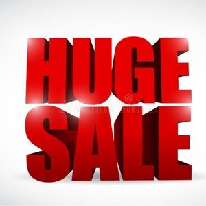 Legend Sales it’s having a huge sale. Everything is on sale. Offers welcome.
